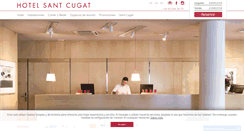 Desktop Screenshot of hotel-santcugat.com