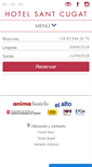 Mobile Screenshot of hotel-santcugat.com